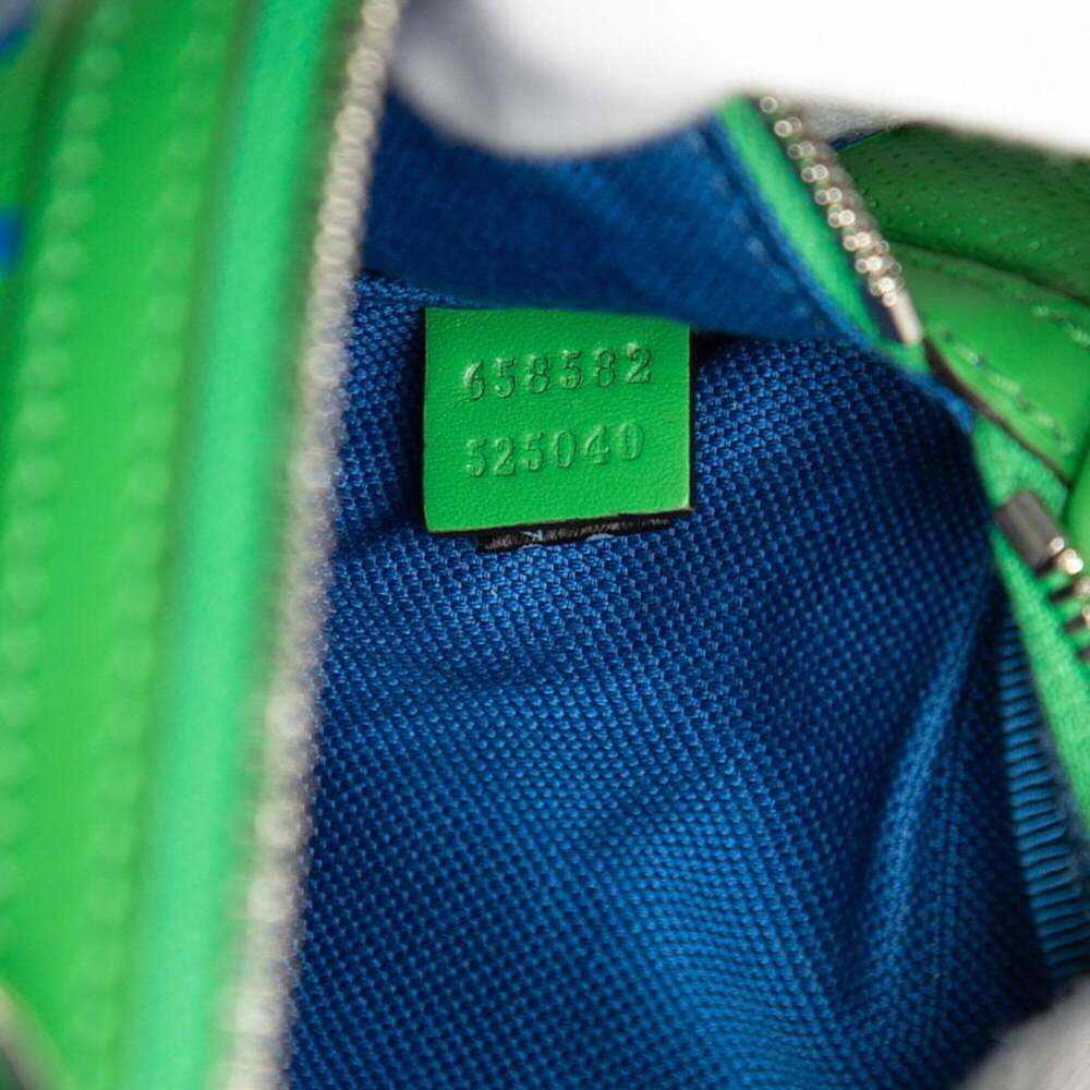 GUCCI Blue Leather Fanny Pack - Picture 6 of 6